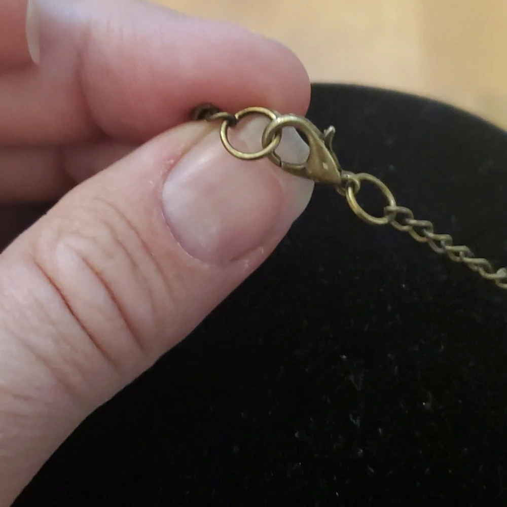 Long Chain Metal Seahorse Necklace‎